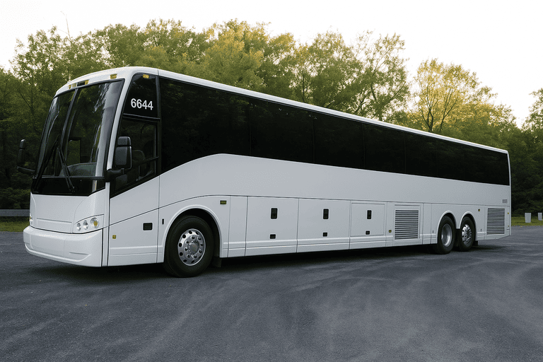 exterior of Somerville Coach Bus Service coach bus