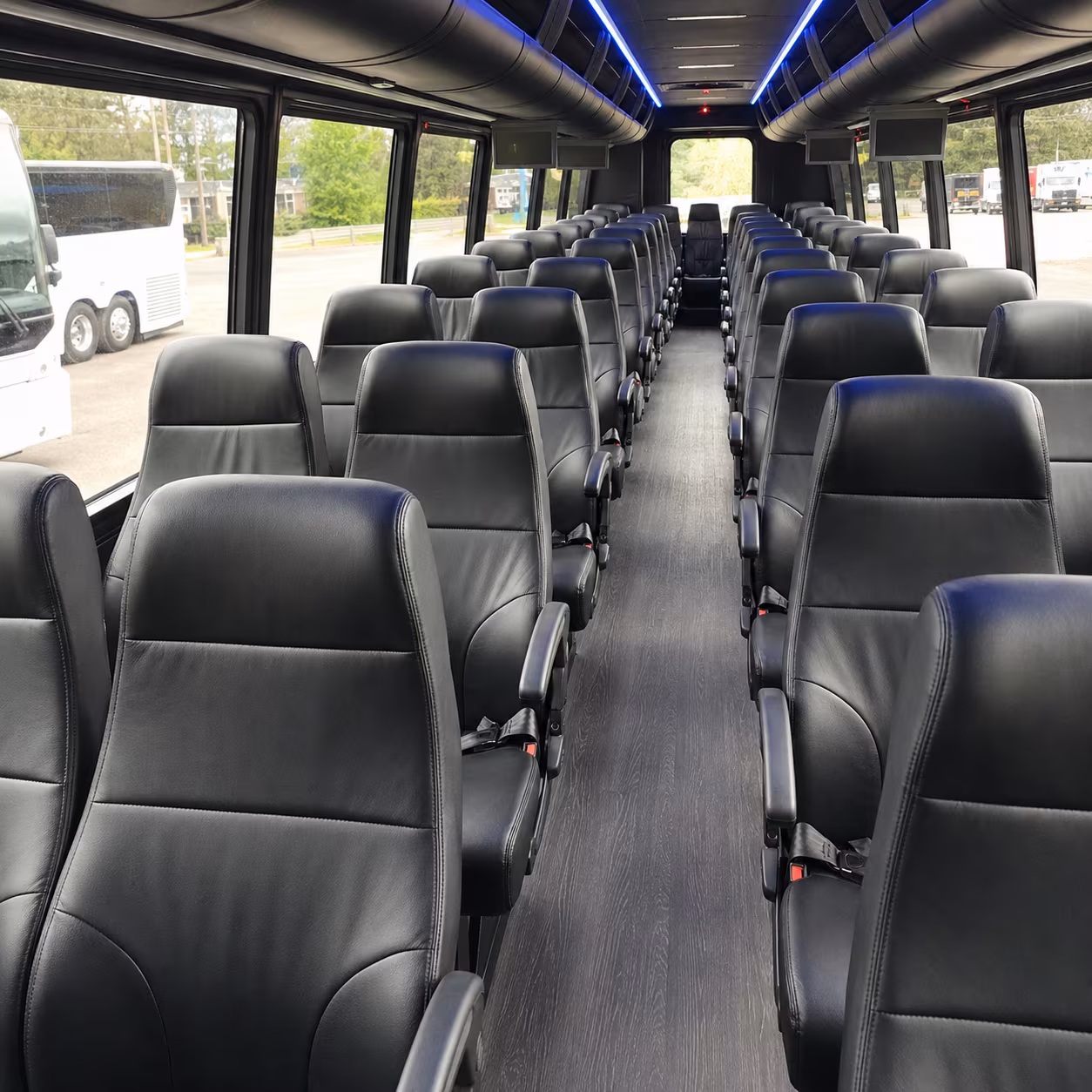 somerville 30 passenger minibus inside