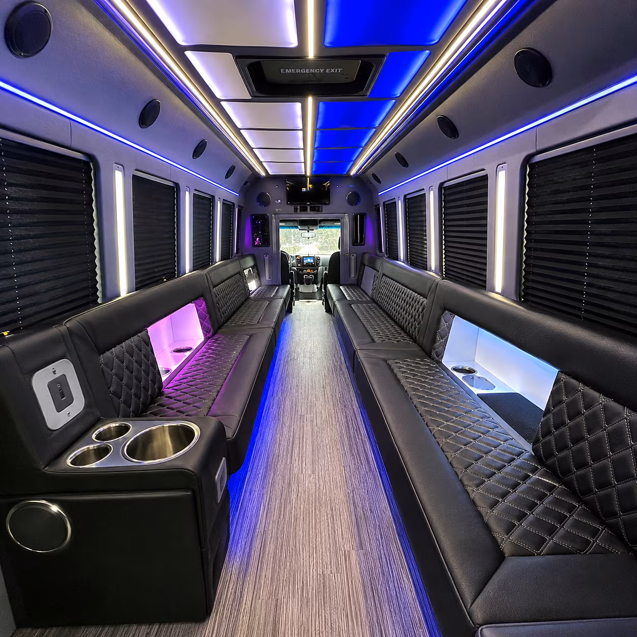 somerville party bus interior
