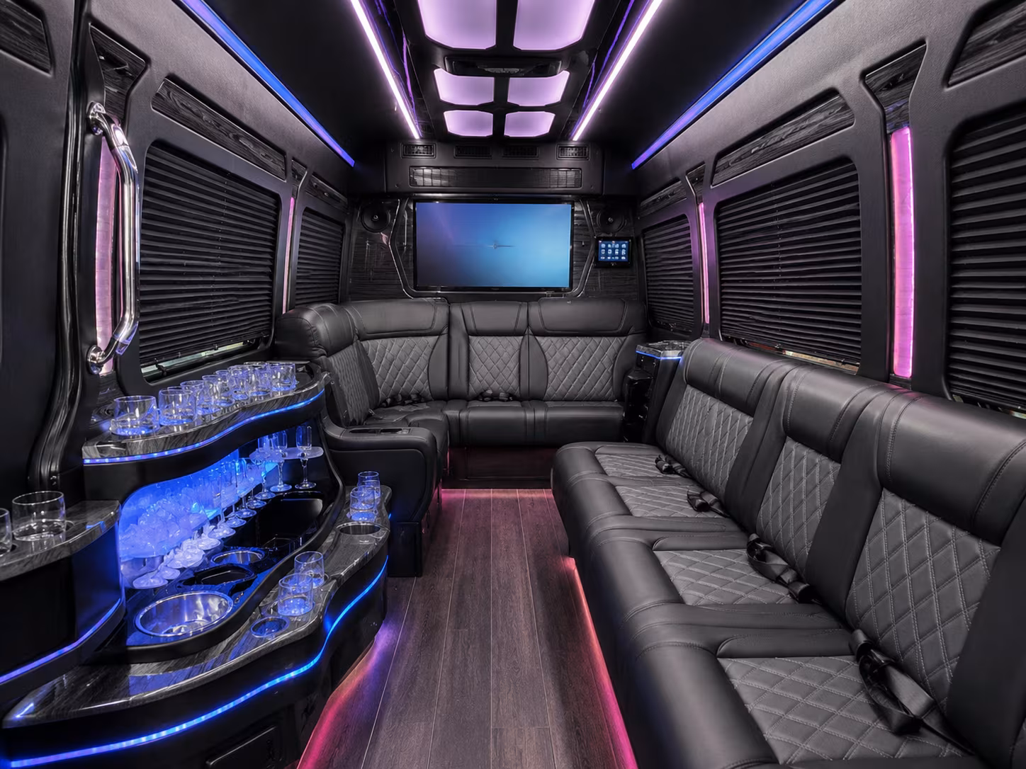 somerville sprinter limousine interior