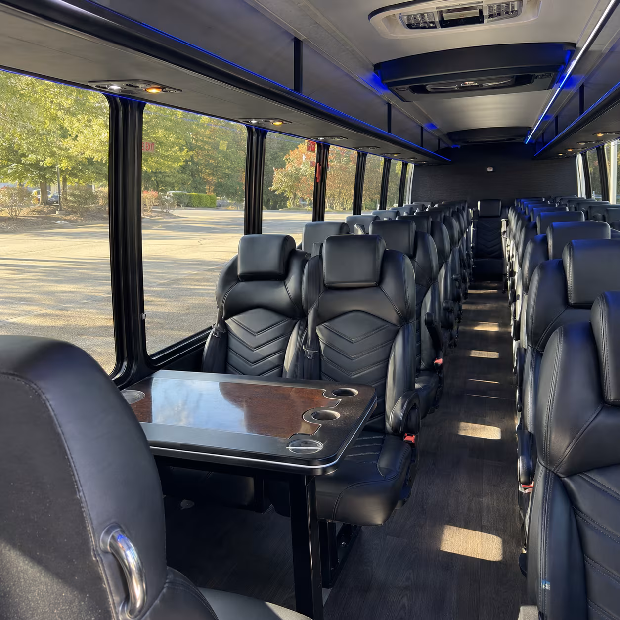 somerville wine tour brewery transportation onboard seating